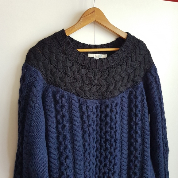 BODEN 8 Cable Knit Sweater Alpaca Wool Mohair Size 8 - Picture 3 of 9